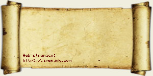 Isidora Dimitrijević vizit kartica